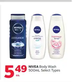 Rexall NIVEA Body Wash offer