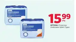 Rexall OPTION+ Protective Underwear offer