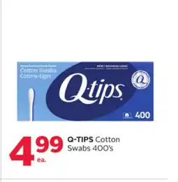 Rexall Q-TIPS Cotton Swabs offer