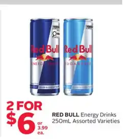 Rexall RED BULL Energy Drinks offer
