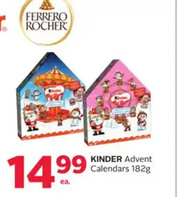 Rexall KINDER Advent Calendars offer