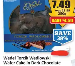 Starsky Wedel Torcik Wedlowski Wafer Cake Dark Chocolate offer