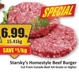 Starsky Starsky's Homestyle Beef Burger offer