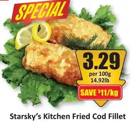 Starsky Starsky's Kitchen Fried Cod Fillet offer