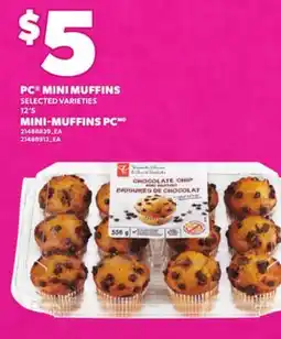 Independent City Market PC MINI MUFFINS, 12'S offer