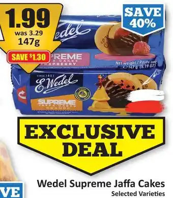 Starsky Wedel Supreme Jaffa Cakes offer