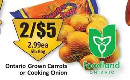 Starsky Ontario Grown Carrots or Cooking Onion offer