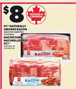 Independent City Market PC NATURALLY SMOKED BACON, 375/500 G offer