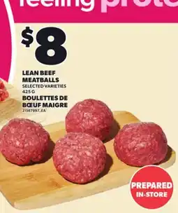 Independent City Market LEAN BEEF MEATBALLS 425 G offer