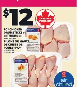 Independent City Market PC CHICKEN DRUMSTICKS 8'S R THIGHS 6'S AIR CHILLED offer