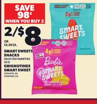 Independent City Market SMART SWEETS SNACKS, 50 G offer