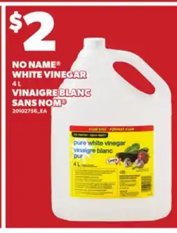 Independent City Market NO NAME WHITE VINEGAR 4 L offer