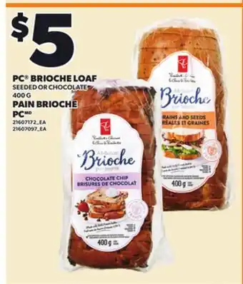 Independent City Market PC BRIOCHE LOAF SEEDED OR CHOCOLATE, 400 G offer