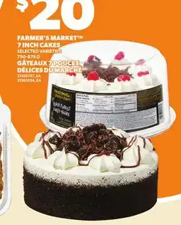 Independent City Market FARMER'S MARKET 7 INCH CAKES, 750-875 G offer