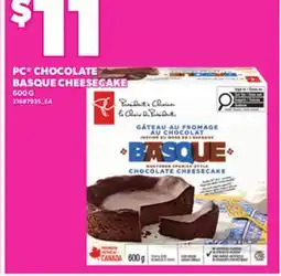 Independent City Market PC CHOCOLATE BASQUE CHEESECAKE 600 G offer