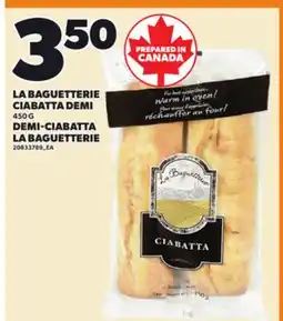 Independent City Market LA BAGUETTERIE CIABATTA DEMI 450 G offer