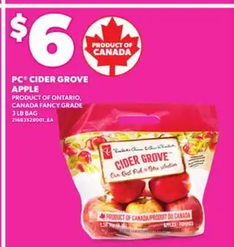 Independent City Market PC CIDER GROVE APPLE, 3 LB BAG offer