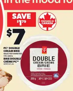 Independent City Market PC DOUBLE CREAM BRIE, 170-200 G offer