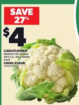Independent City Market CAULIFLOWER offer