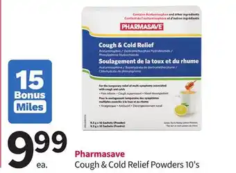 Pharmasave Pharmasave Cough & Cold Relief Powders offer