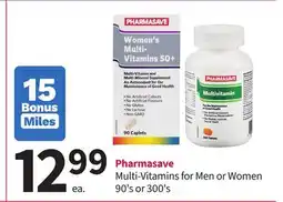 Pharmasave Pharmasave Multi-Vitamins for Men or Women offer