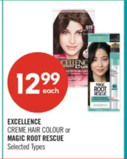 Shoppers Drug Mart EXCELLENCE CREME HAIR COLOUR or MAGIC ROOT RESCUE offer