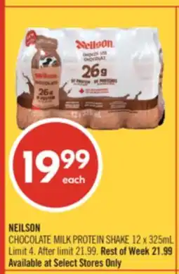 Shoppers Drug Mart NEILSON CHOCOLATE MILK PROTEIN SHAKE offer