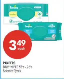 Shoppers Drug Mart PAMPERS BABY WIPES offer