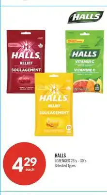 Shoppers Drug Mart HALLS LOZENGES offer