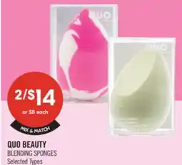 Shoppers Drug Mart QUO BEAUTY BLENDING SPONGES offer