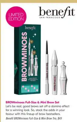 Shoppers Drug Mart Benefit BROWminoes Full-Size & Bow Trio offer