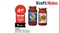 Shoppers Drug Mart CLASSICO TRADITIONAL PIZZA (410mL) or PASTA (410mL - 600mL) SAUCE offer