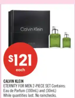 Shoppers Drug Mart CALVIN KLEIN ETERNITY FOR MEN offer