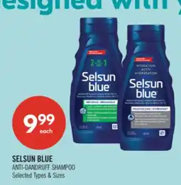 Shoppers Drug Mart SELSUN BLUE ANTI-DANDRUFF SHAMPOO offer