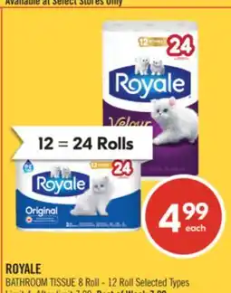 Shoppers Drug Mart ROYALE BATHROOM TISSUE offer