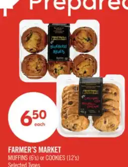 Shoppers Drug Mart FARMER'S MARKET MUFFINS (6's) or COOKIES (12's) offer