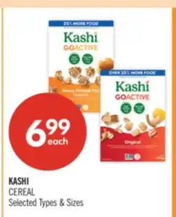 Shoppers Drug Mart KASHI CEREAL offer