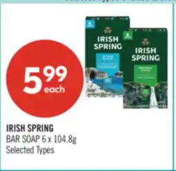 Shoppers Drug Mart IRISH SPRING BAR SOAP offer