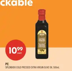 Shoppers Drug Mart PC SPLENDIDO COLD PRESSED EXTRA VIRGIN OLIVE OIL offer
