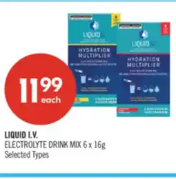 Shoppers Drug Mart LIQUID I.V. ELECTROLYTE DRINK MIX offer