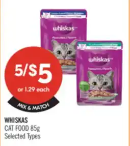 Shoppers Drug Mart WHISKAS CAT FOOD offer