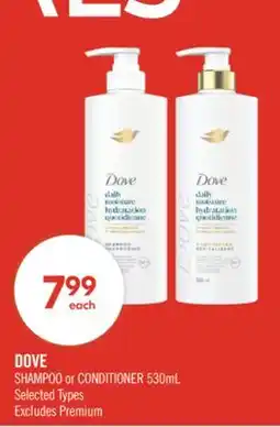 Shoppers Drug Mart DOVE SHAMPOO or CONDITIONER offer