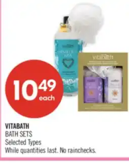 Shoppers Drug Mart VITABATH BATH SETS offer