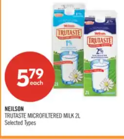 Shoppers Drug Mart NEILSON TRUTASTE MICROFILTERED MILK offer
