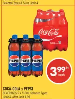 Shoppers Drug Mart COCA-COLA or PEPSI BEVERAGES offer