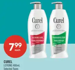 Shoppers Drug Mart CUREL LOTIONS offer