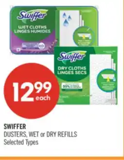 Shoppers Drug Mart SWIFFER DUSTERS, WET or DRY REFILLS offer