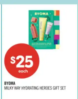 Shoppers Drug Mart BYOMA MILKY WAY HYDRATING HEROES GIFT SET offer