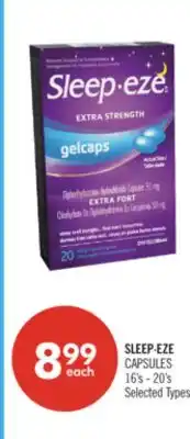 Shoppers Drug Mart SLEEP·EZE CAPSULES offer
