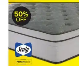 Leon's Sealy Posturepedic Correct Comfort 4 Firm Eurotop Queen Mattress offer